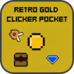 Bolso Clicker dourado exterior de classe
